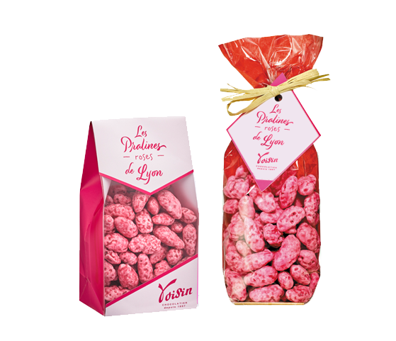 La véritable praline rose de Lyon, spécialité gastronomique de Lyon