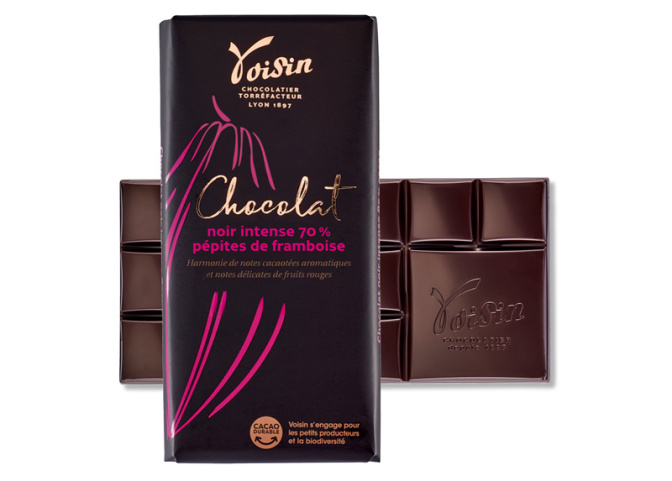 Noir intense
Pépites de Framboise