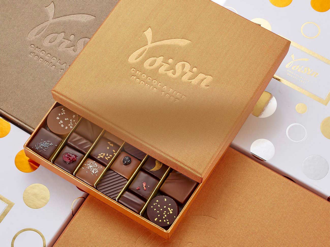 Boites cadeaux de chocolats Voisin