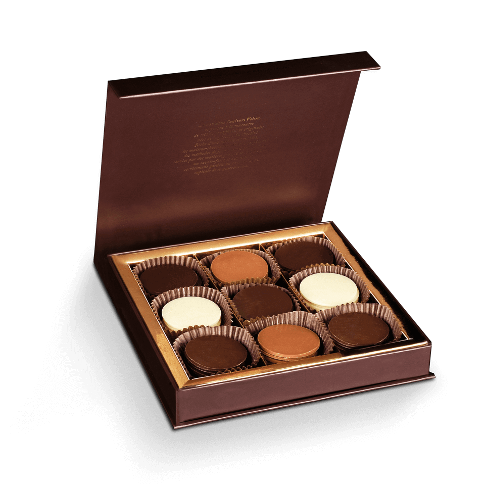 Boîte de chocolats 'Grands classiques' - Voisin - Voisin chocolatier  torréfacteur